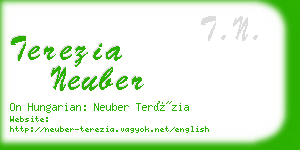 terezia neuber business card